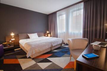 Фото номера Одноместный номер Делюкс Отель Vulcan Hotel г. Щецин 2