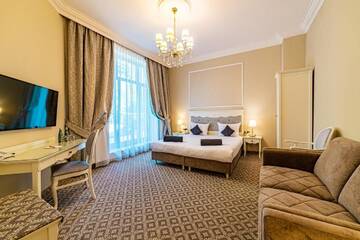 Фото номера Люкс с 2 спальнями Отель Hotel Willa Flora г. Щецин 5