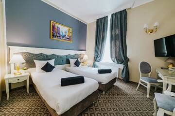 Фото номера Стандартный двухместный номер с 1 кроватью Отель Hotel Willa Flora г. Щецин 5