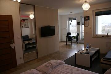 Фото номера Апартаменты с 1 спальней и балконом Апартаменты Top Oder Apartments г. Щецин 20