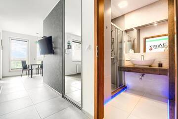 Фото номера Апартаменты с балконом Апартаменты Top Oder Apartments г. Щецин 40