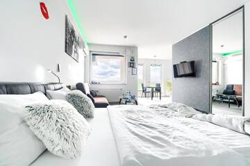 Фото номера Апартаменты с балконом Апартаменты Top Oder Apartments г. Щецин 36
