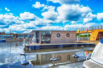 Фото номера Апартаменты с террасой Апартаменты Houseboat Porta Mare - Odradream г. Щецин 29