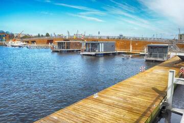 Фото номера Апартаменты с террасой Апартаменты Houseboat Porta Mare - Odradream г. Щецин 36