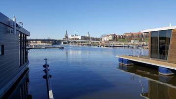 Фото номера Апартаменты с террасой Апартаменты Houseboat Porta Mare - Odradream г. Щецин 34