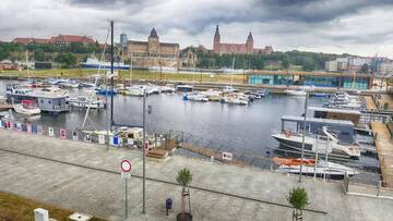 Фото номера Апартаменты с террасой Апартаменты Houseboat Porta Mare - Odradream г. Щецин 37