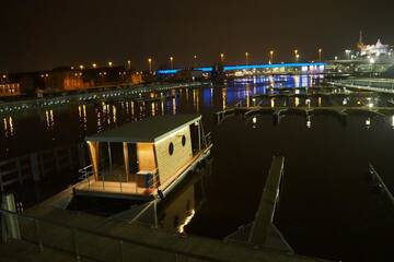 Фото номера Апартаменты с террасой Апартаменты Houseboat Porta Mare - Odradream г. Щецин 10