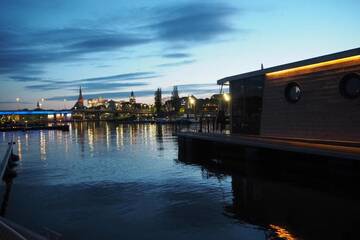Фото номера Апартаменты с террасой Апартаменты Houseboat Porta Mare - Odradream г. Щецин 17