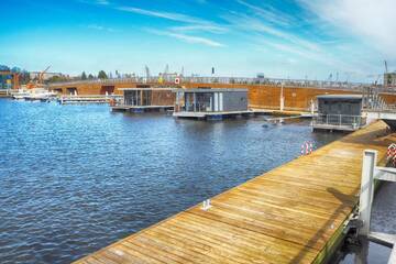 Фото номера Апартаменты с террасой Апартаменты Houseboat Porta Mare - Odradream г. Щецин 7