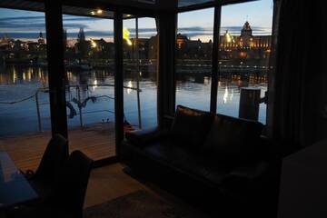 Фото номера Апартаменты с террасой Апартаменты Houseboat Porta Mare - Odradream г. Щецин 22