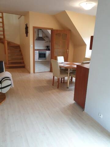 Фото номера Двухуровневые апартаменты Апартаменты Apartamenty Staromłyńska г. Щецин 5