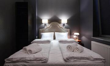 Фото номера Двухместный номер с 1 кроватью Апарт-отели Amber Suite Szczecin - Adults Only г. Щецин 12