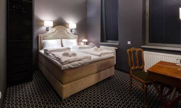 Фото номера Двухместный номер с 1 кроватью Апарт-отели Amber Suite Szczecin - Adults Only г. Щецин 18
