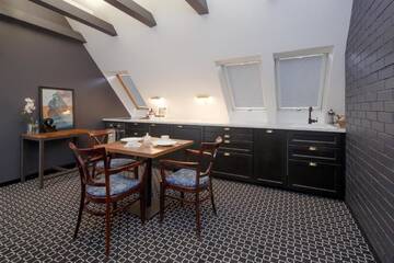 Фото номера Двухместный номер-студио Делюкс с 1 кроватью Апарт-отели Amber Suite Szczecin - Adults Only г. Щецин 11