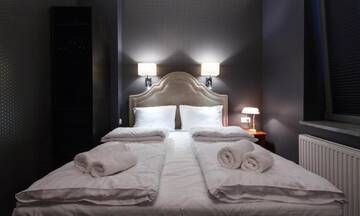 Фото номера Двухместный номер с 1 кроватью Апарт-отели Amber Suite Szczecin - Adults Only г. Щецин 4