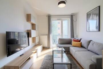 Фото номера Апартаменты с балконом Апарт-отели Apartments in - Podgórna г. Щецин 47