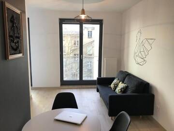 Фото номера Номер-студио с балконом Апарт-отели Bedroom Apartments Bogusława г. Щецин 11